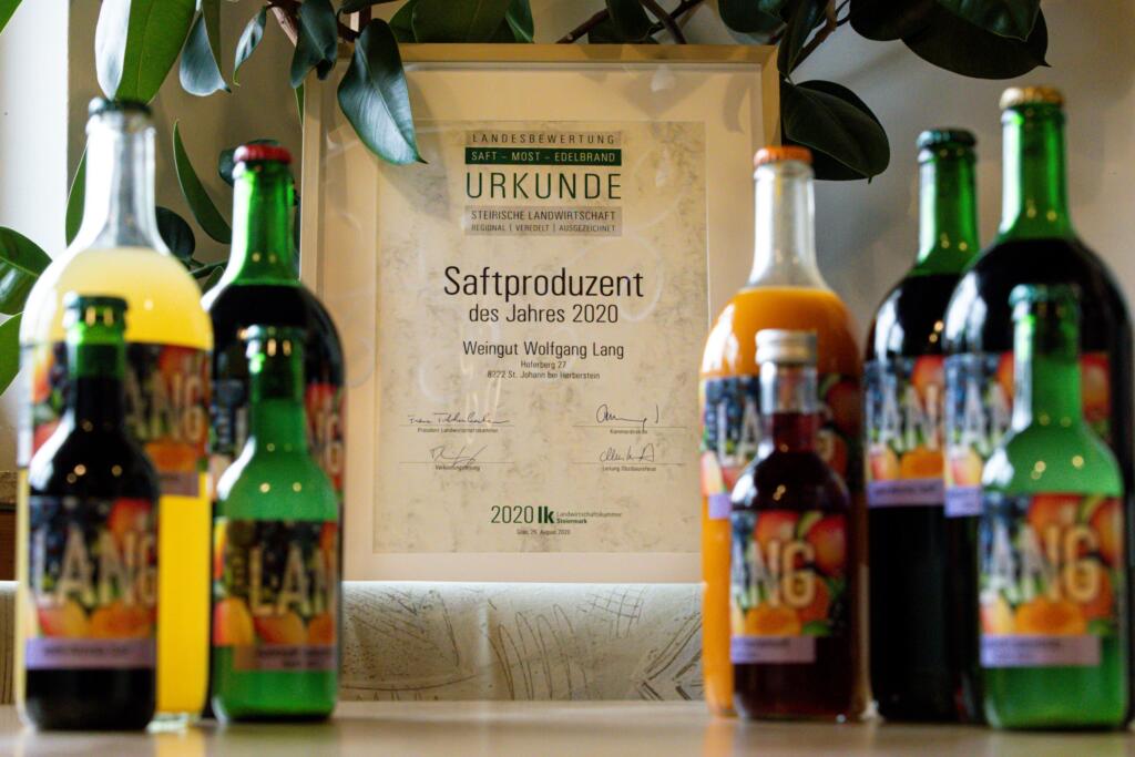 we proudly present: Saftproduzent des Jahres 2020