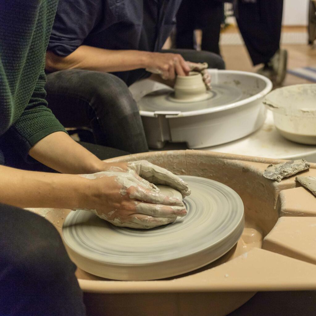 Drehscheiben in der TONHALLE - die offene Keramikwerkstatt