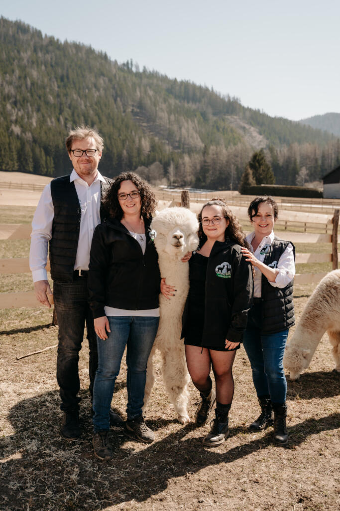 Alpakas und Lamas zum Grünen See