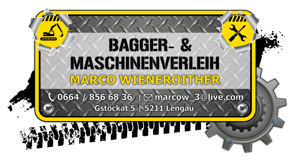 Bagger und Maschinen Verleih
